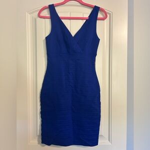 NWT Express Royal Blue Mini Bandage Dress